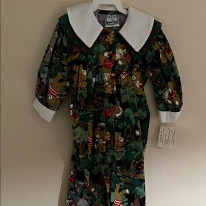 Kids Forest Animal Print One Piece